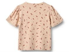Wheat Iris t-shirt rose water flowers med blomsterprint